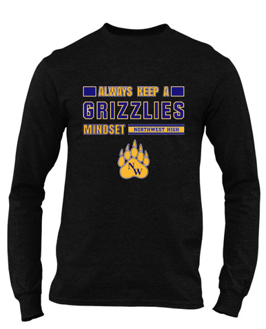 Northwest Grizzlies Mindset Men's LS T-Shirt