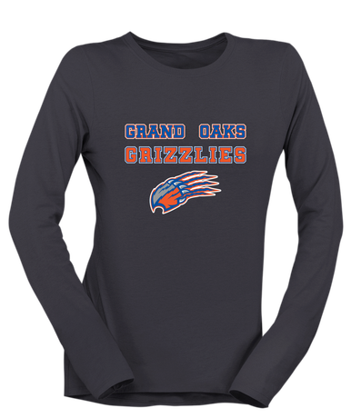 Grand Oaks Grizzlies Claw Spirit Women's LS T-Shirt