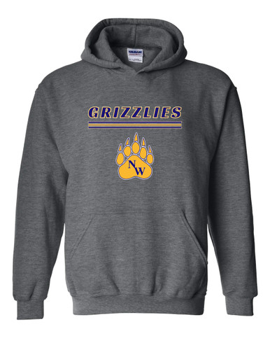 Northwest Grizzlies Mascot #8 Men's Hoodie