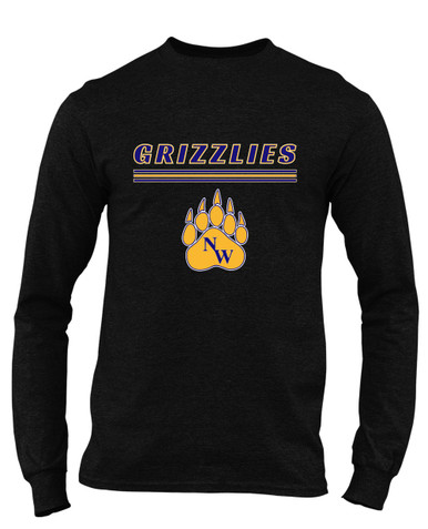 Northwest Grizzlies Mascot #8 Men's Premium LS T-Shirt