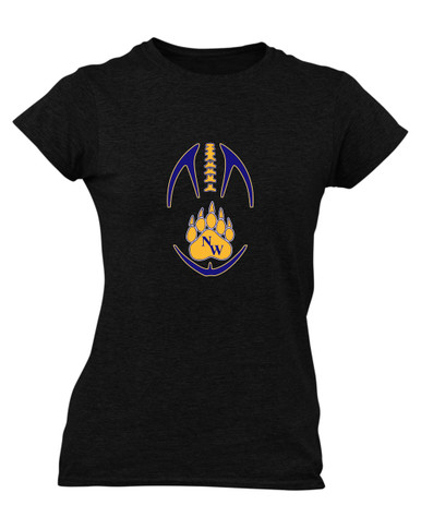 Northwest Grizzlies Football #4 Women's SS T-Shirt