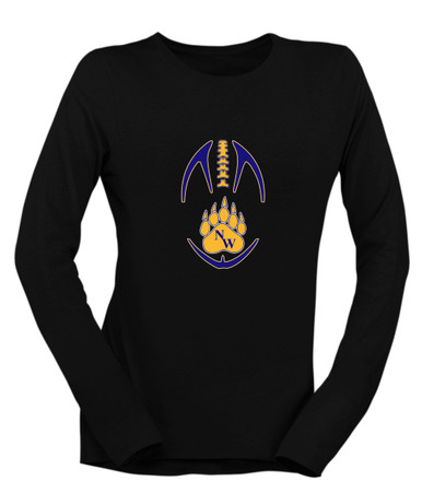 Northwest Grizzlies Football #4 Women's Premium LS T-Shirt