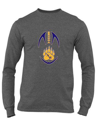 Northwest Grizzlies Football #4 Men's Premium LS T-Shirt