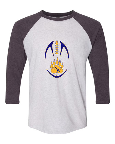 Northwest Grizzlies Football #4 Men's Baseball T-Shirt