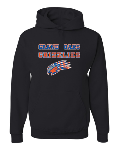 Grand Oaks Grizzlies Claw Spirit Men's Premium Hoodie