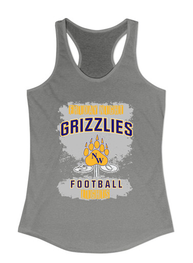 Northwest Grizzlies Football #6 Women's Tank Top