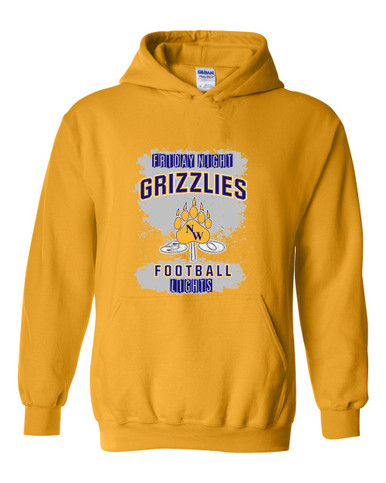 Northwest Grizzlies Football #6 Men's Hoodie