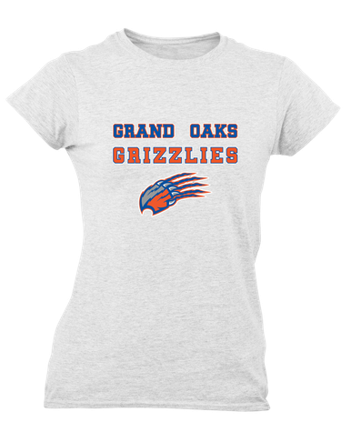 Grand Oaks Grizzlies Claw Spirit Women's SS T-Shirt