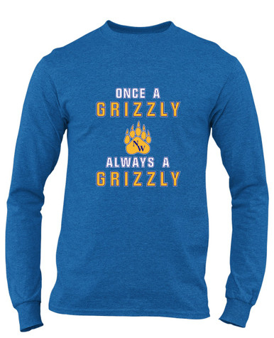 Northwest Grizzlies Once A Men's LS T-Shirt