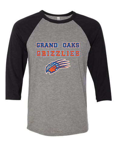 Grand Oaks Grizzlies Claw Spirit Men's Baseball T-Shirt