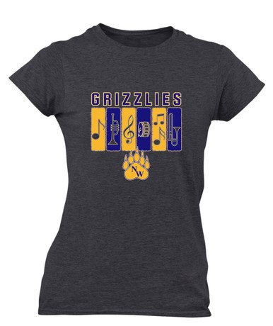 Northwest Grizzlies Band # 2 Women's SS T-Shirt