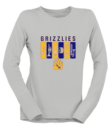 Northwest Grizzlies Band # 2 Women's Premium LS T-Shirt