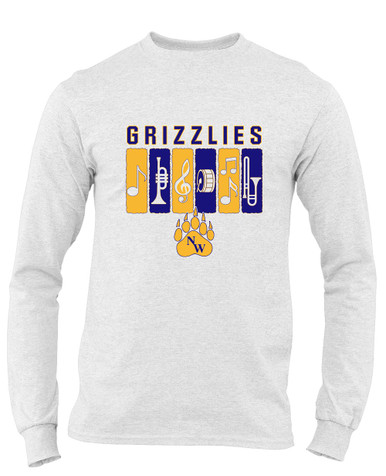 Northwest Grizzlies Band # 2 Men's Premium LS T-Shirt
