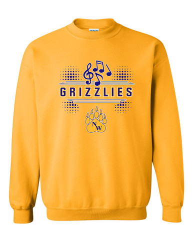 Northwest Grizzlies Band # 3 Men's Sweatshirt