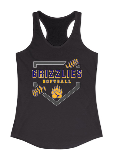 Northwest Grizzlies Softball #2 Women's Tank Top