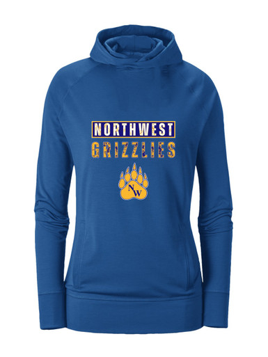 Northwest Grizzlies Mascot #9 Women's Hoodie