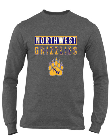 Northwest Grizzlies Mascot #9 Men's Premium LS T-Shirt