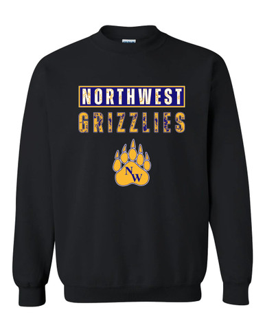 Northwest Grizzlies Mascot #9 Men's Sweatshirt