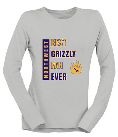Northwest Grizzlies Best Grizzly Fan Women's Premium LS T-Shirt
