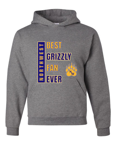 Northwest Grizzlies Best Grizzly Fan Men's Premium Hoodie