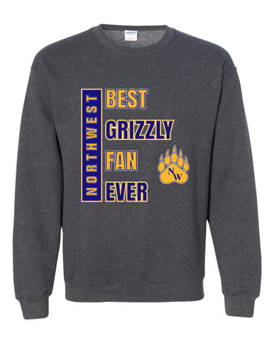 Northwest Grizzlies Best Grizzly Fan Men's Sweatshirt