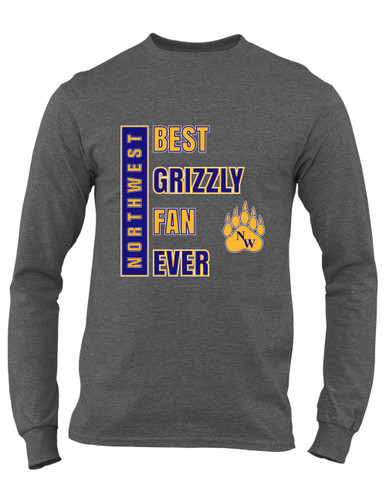 Northwest Grizzlies Best Grizzly Fan Men's LS T-Shirt