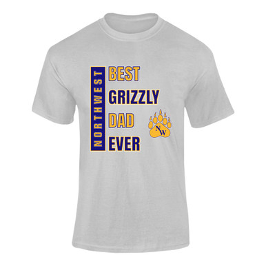 Northwest Grizzlies Best Grizzly Dad Men's SS T-Shirt