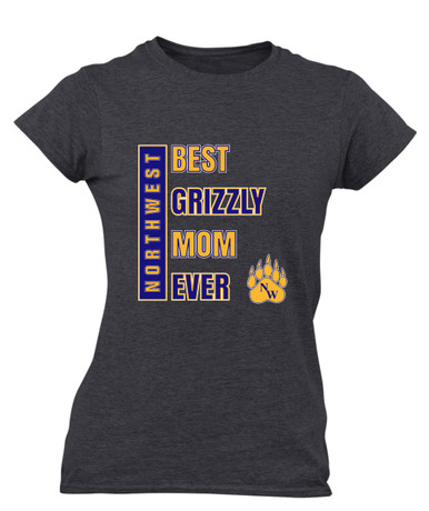 Northwest Grizzlies Best Grizzly Mom Women's SS T-Shirt