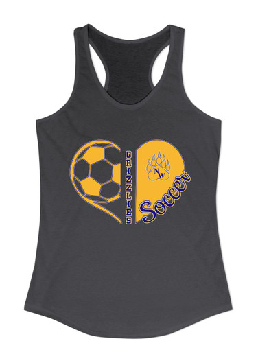 Northwest Grizzlies Heart Soccer Women's Tank Top