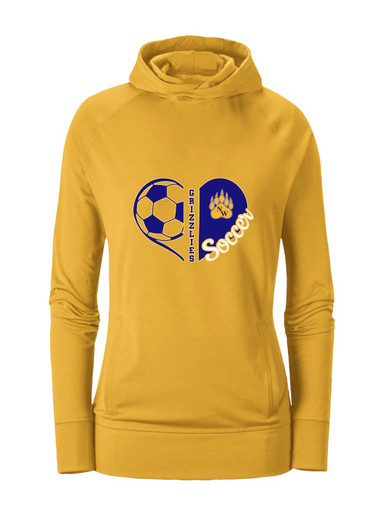 Northwest Grizzlies Heart Soccer Women's Hoodie