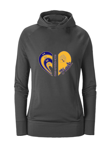 Northwest Grizzlies Heart Track Women's Hoodie