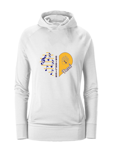 Northwest Grizzlies Heart Band Women's Hoodie
