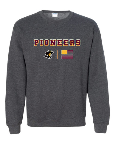 Simi Valley Pioneers Team Colors Flag Men's Sweatshirt