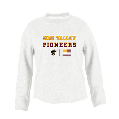 Simi Valley Pioneers Spirit Flag Women's Sweatshirt