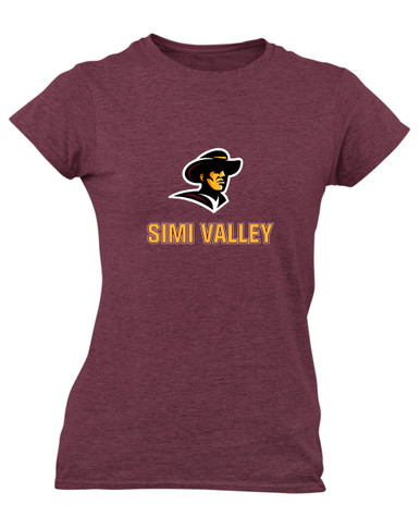 Simi Valley Pioneers Mascot #2 Women's Premium SS T-Shirt