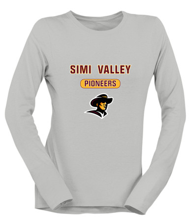 Simi Valley Pioneers Mascot #3 Women's Premium LS T-Shirt