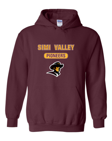 Simi Valley Pioneers Mascot #3 Men's Hoodie