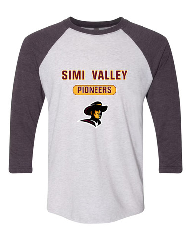 Simi Valley Pioneers Mascot #3 Men's Baseball T-Shirt