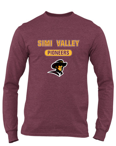 Simi Valley Pioneers Mascot #3 Men's LS T-Shirt