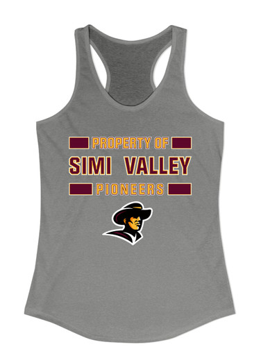 Simi Valley Pioneers Property Of Women's Tank Top