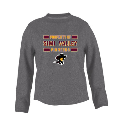 Simi Valley Pioneers Property Of Women's Sweatshirt