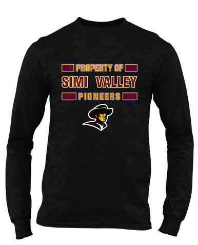 Simi Valley Pioneers Property Of Men's LS T-Shirt