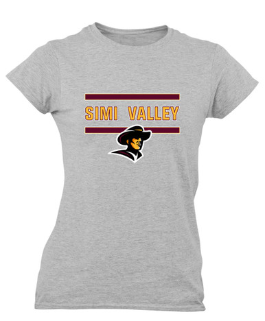 Simi Valley Pioneers Mascot #4 Women's Premium SS T-Shirt