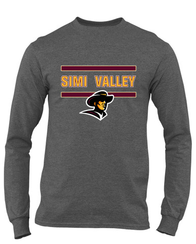 Simi Valley Pioneers Mascot #4 Men's LS T-Shirt