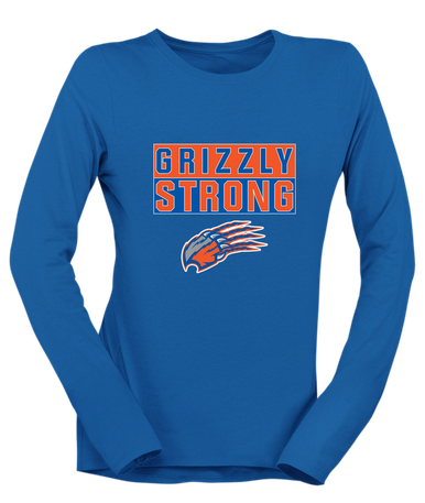 Grand Oaks Grizzlies Claw Strong #1 Women's LS T-Shirt