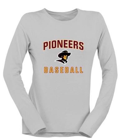 Simi Valley Pioneers Baseball #1 Women's LS T-Shirt