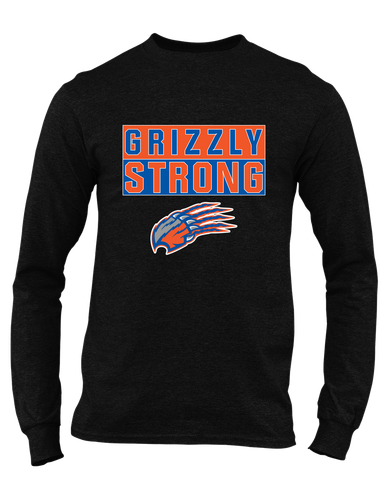 Grand Oaks Grizzlies Claw Strong #1 Men's LS T-Shirt