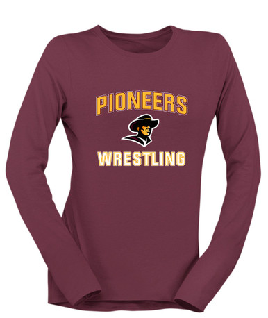 Simi Valley Pioneers Wrestling Women's LS T-Shirt