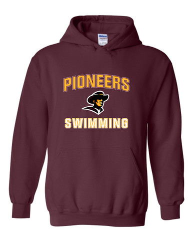 Simi Valley Pioneers Swimming Men's Hoodie