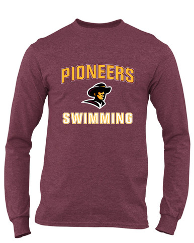 Simi Valley Pioneers Swimming Men's LS T-Shirt